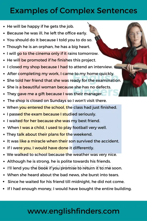 Examples of Complex Sentences