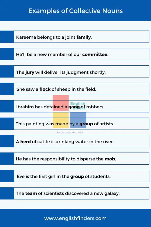 Examples of Collective Nouns