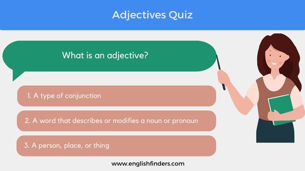 Adjectives Quiz in English