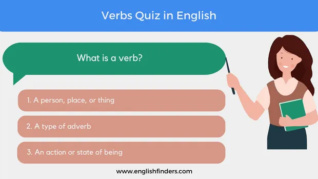 Verbs Quiz in English 2 Verbs Quiz in English