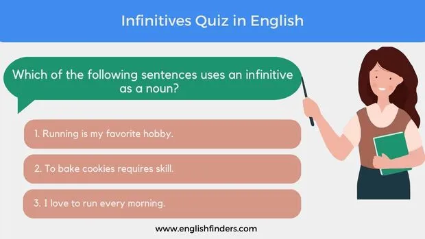 Infinitives Quiz in English
