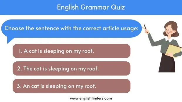 English Grammar Quiz With Answers