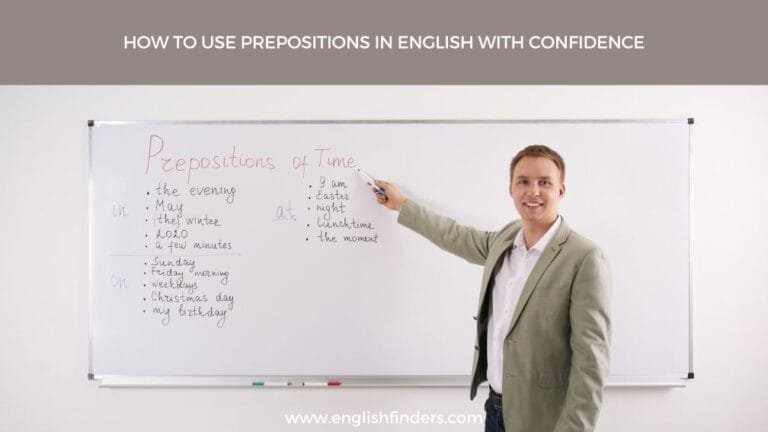 How to Use Prepositions in English with Confidence