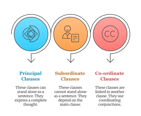 Types of Clauses Infographic
