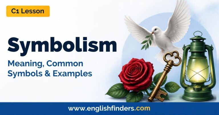 Home 1 Symbolism lesson: a white dove, a red rose, an old key and a green lantern as common symbols